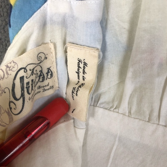 Guess floral retro sleeveless A-line dress size 1 - Picture 8 of 12